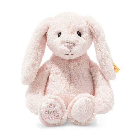 Steiff My first Hoppie rabbit pink Steiff My first Hoppie rabbit pink