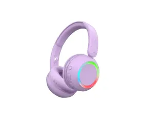 Lalarma Draadloze Koptelefoon met Licht Purple Lalarma Draadloze Koptelefoon met Licht Purple