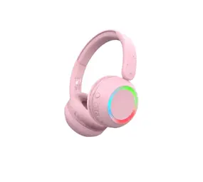 Lalarma Draadloze Koptelefoon met Licht Pink Lalarma Draadloze Koptelefoon met Licht Pink