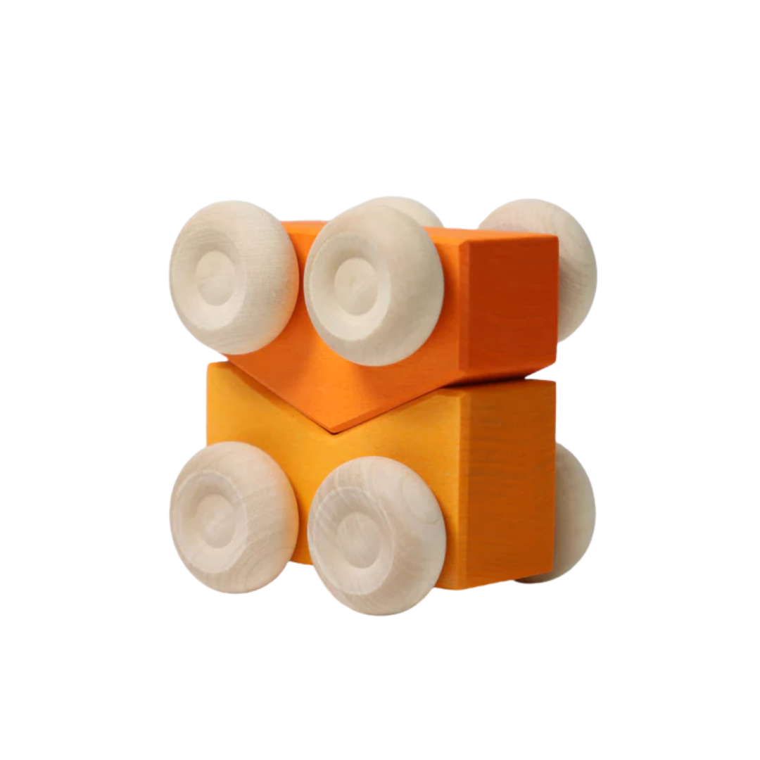 Stapel Auto's Oranje afbeelding
