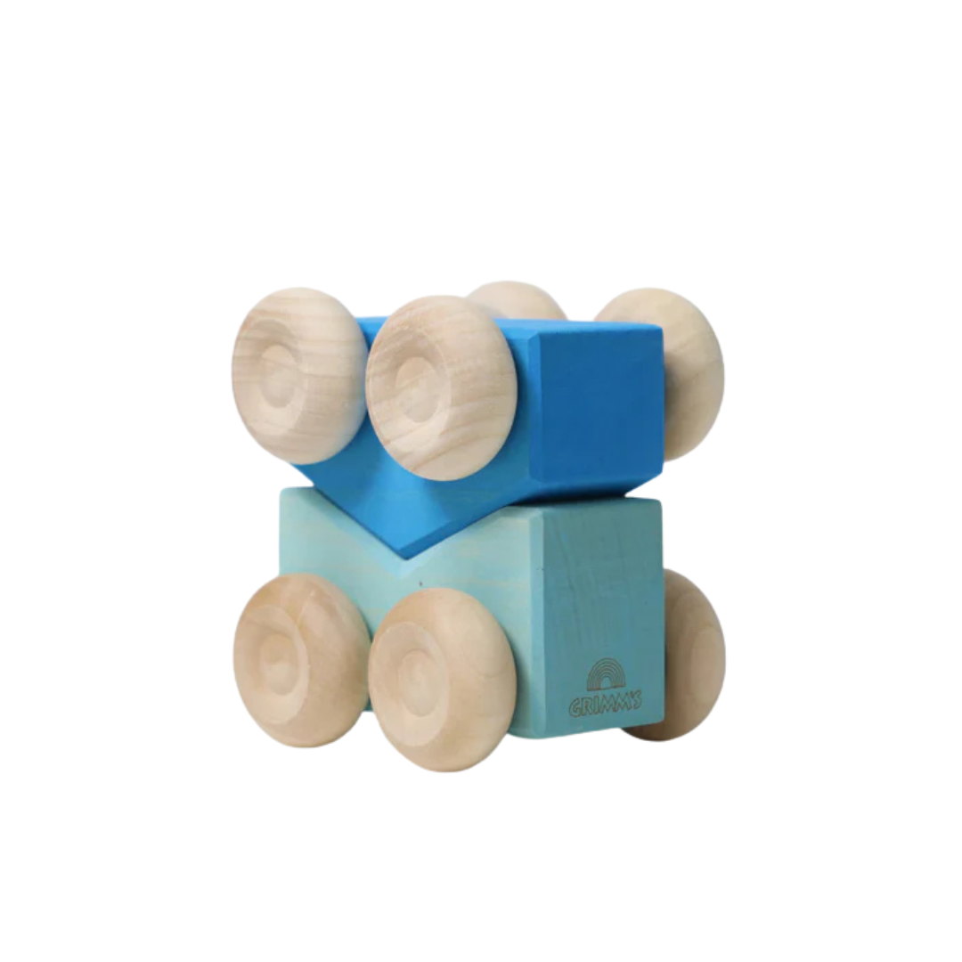 Stapel Auto's Blauw afbeelding