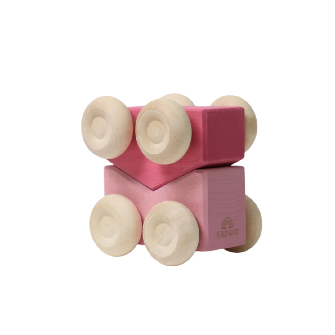 Stapel Auto's Roze afbeelding