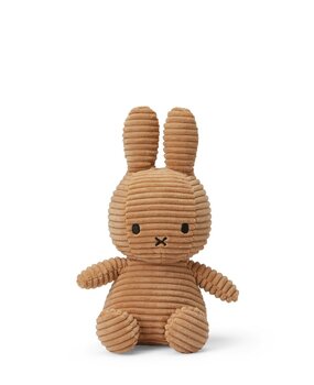 Bon Ton Toys Knuffel Nijntje Miffy ECO Corduroy Beige 23 cm