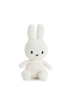 Bon Ton Toys Knuffel Nijntje Miffy ECO Corduroy Offwhite 23 cm