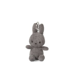 Bon Ton Toys Nijntje Miffy Keychain ECO Corduroy Grey Bon Ton Toys Nijntje Miffy Keychain ECO Corduroy Grey