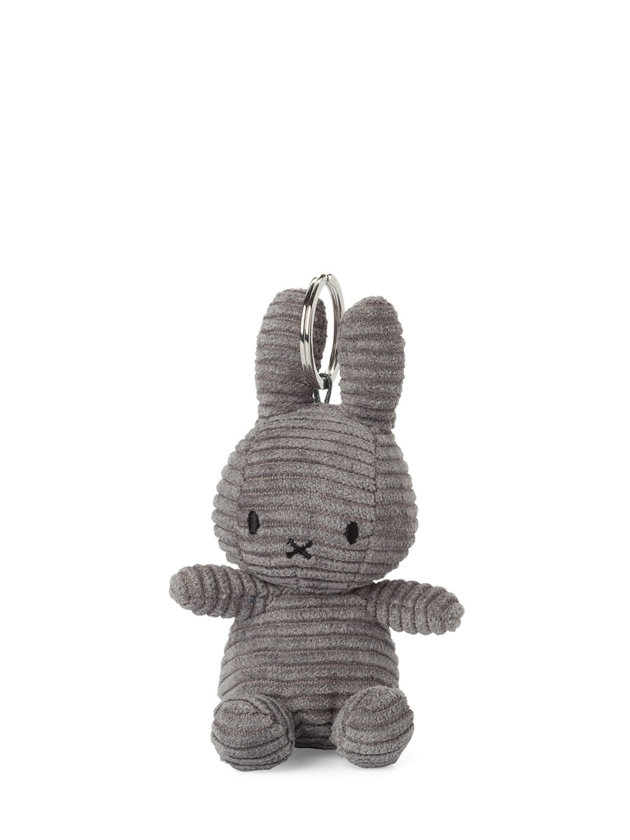 Miffy Keychain ECO Corduroy Grey afbeelding