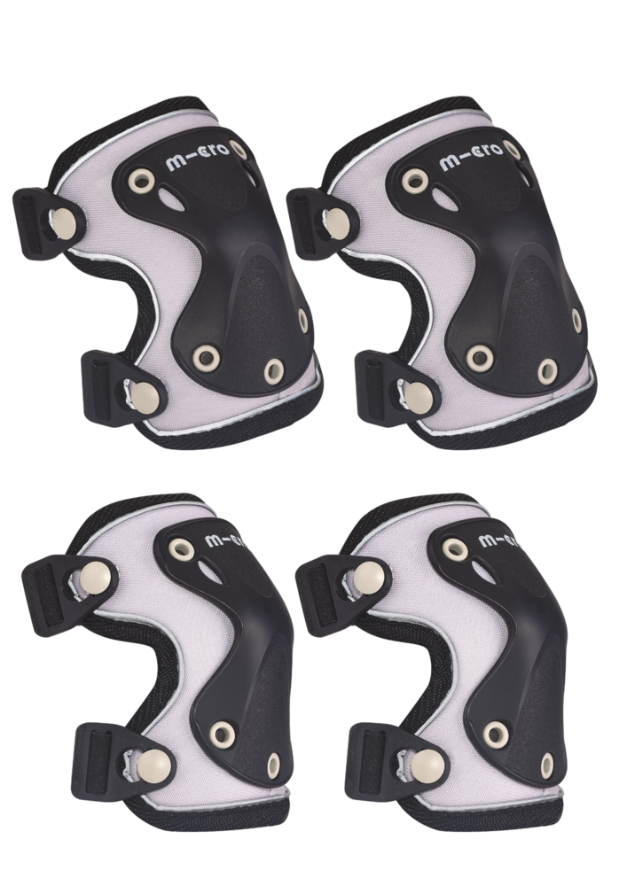 Micro Step Reflecterende Knie- en Elleboogbeschermers Zwart Small Micro Step Reflecterende Knie- en Elleboogbeschermers Zwart Small