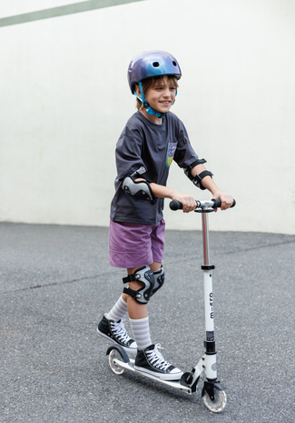 Micro Step Reflecterende Knie- en Elleboogbeschermers Zwart Small Micro Step Reflecterende Knie- en Elleboogbeschermers Zwart Small