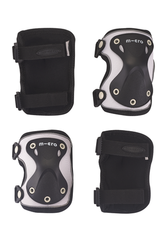 Micro Step Reflecterende Knie- en Elleboogbeschermers Zwart Medium Micro Step Reflecterende Knie- en Elleboogbeschermers Zwart Medium