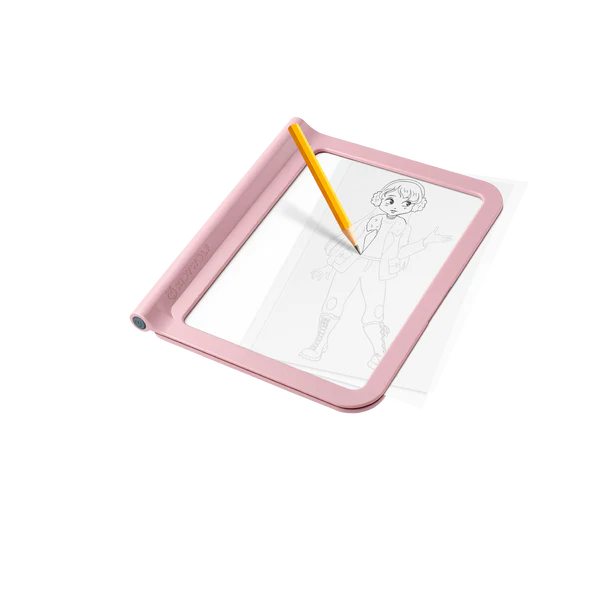 KIDYDRAW-PRO Lichtgevende Tekentablet Roze afbeelding