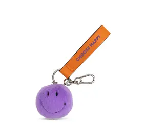 Bon Ton Toys Smiley ECO Fuzzy Bag Charm Dark Purple Bon Ton Toys Smiley ECO Fuzzy Bag Charm Dark Purple