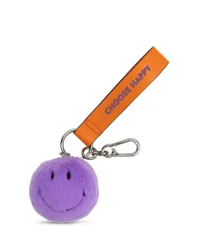 Bon Ton Toys Smiley ECO Fuzzy Bag Charm Dark Purple