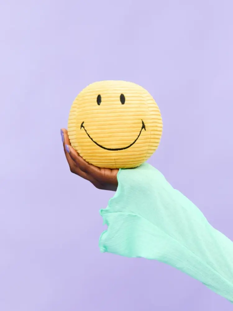 Bon Ton Toys Smiley ECO Corduroy Yellow 13 cm Bon Ton Toys Smiley ECO Corduroy Yellow 13 cm