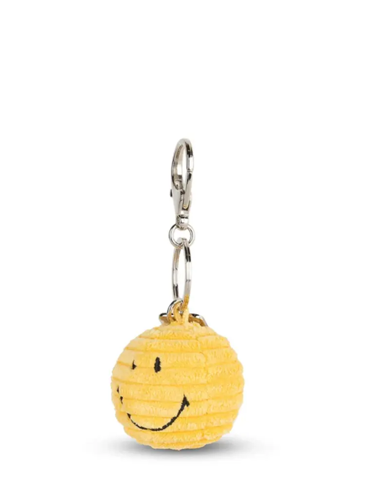Bon Ton Toys Smiley Keychain ECO Corduroy Yellow Bon Ton Toys Smiley Keychain ECO Corduroy Yellow