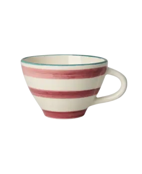 Rice Keramiek Theebeker Pink Horizontal Stripes Rice Keramiek Theebeker Pink Horizontal Stripes