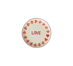 Rice Keramiek Taartbordje LOVE Rice Keramiek Taartbordje LOVE