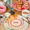 Rice Keramiek Taartbordje LOVE