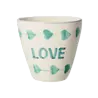 Rice Keramiek Beker Green LOVE