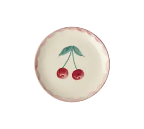 Rice Keramiek Taartbordje Cherry Rice Keramiek Taartbordje Cherry