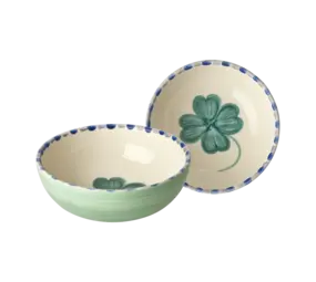 Rice Keramiek Kom Good Luck Clover Soft Green Rice Keramiek Kom Good Luck Clover Soft Green