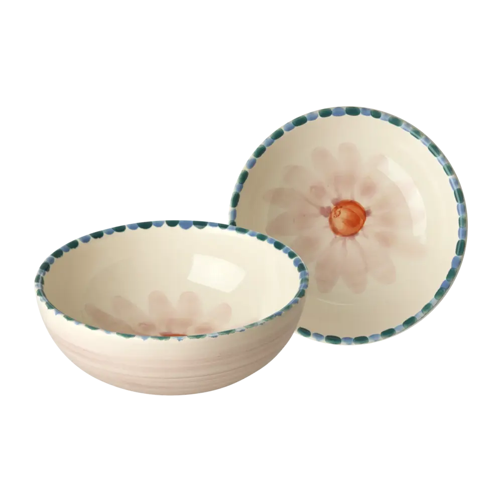 Rice Keramiek Kom Soft Pink Flower Rice Keramiek Kom Soft Pink Flower