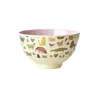Rice Melamine Kom Sweet Jungle Pink Small