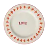 Rice Keramiek Bord LOVE Off White