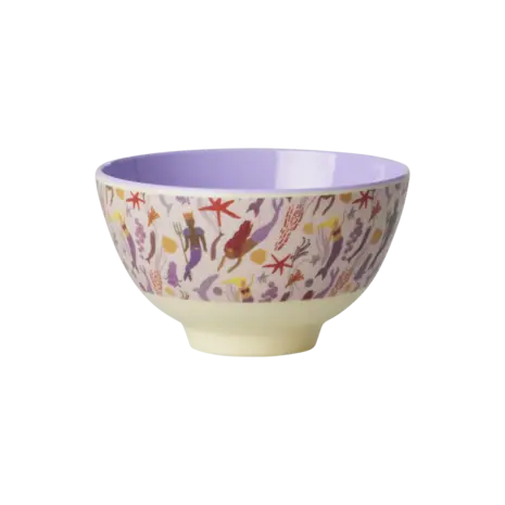 Rice Melamine Kom - Small - Mermaid Rice Melamine Kom - Small - Mermaid