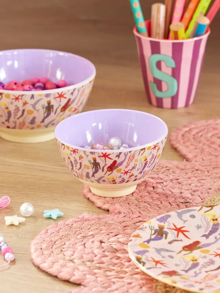 Rice Melamine Kom - Small - Mermaid Rice Melamine Kom - Small - Mermaid