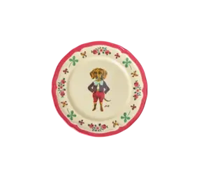 Rice Melamine Bord Vintage Nathalie Lété Red Rice Melamine Bord Vintage Nathalie Lété Red