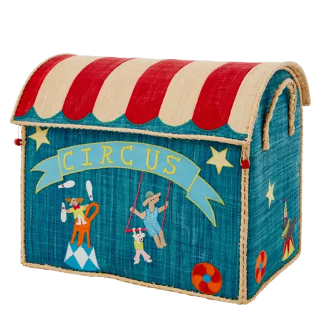 Rice Raffia Opbergmand Circus Rice Raffia Opbergmand Circus