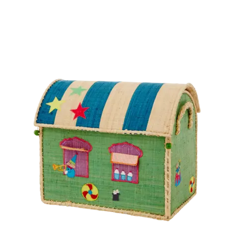 Rice Raffia Opbergmand Circus Rice Raffia Opbergmand Circus