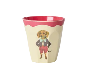 Rice Melamine Beker Nathalie Lété Red Kiss Medium Rice Melamine Beker Nathalie Lété Red Kiss Medium