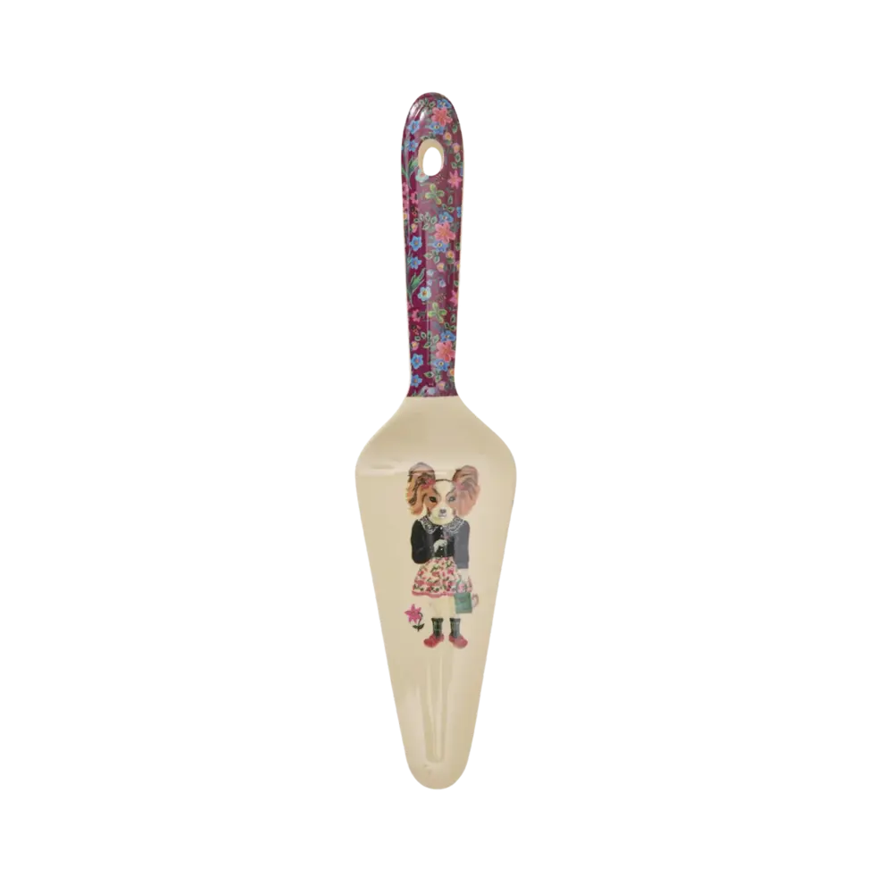 Rice Melamine Taartschep Nathalie Lété Bordeaux Rice Melamine Taartschep Nathalie Lété Bordeaux