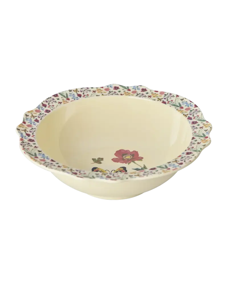 Rice Melamine Kom Vintage Nathalie Lété Cream Large Rice Melamine Kom Vintage Nathalie Lété Cream Large