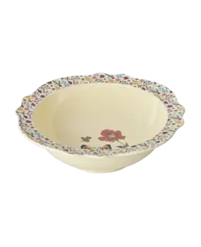 Rice Melamine Kom Vintage Nathalie Lété Cream Large Rice Melamine Kom Vintage Nathalie Lété Cream Large