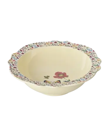 Rice Melamine Kom Vintage Nathalie Lété Cream Large Rice Melamine Kom Vintage Nathalie Lété Cream Large
