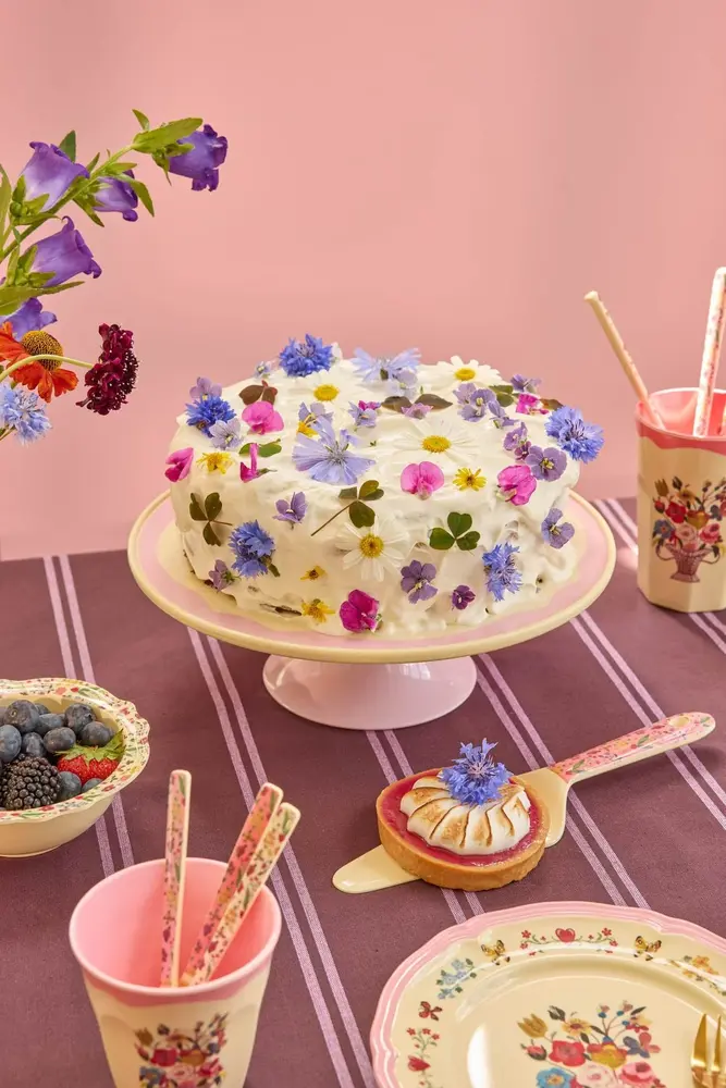 Rice Melamine Cake Standaard Nathalie Lété Pink Rice Melamine Cake Standaard Nathalie Lété Pink