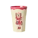 Rice Melamine Beker in Gift Box Nathalie Lété Red Kiss 2-pack Tall Rice Melamine Beker in Gift Box Nathalie Lété Red Kiss 2-pack Tall