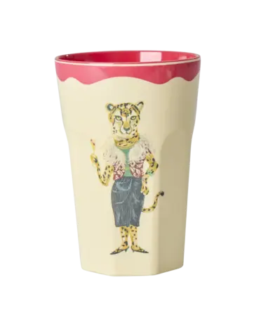 Rice Melamine Beker in Gift Box Nathalie Lété Red Kiss 2-pack Tall Rice Melamine Beker in Gift Box Nathalie Lété Red Kiss 2-pack Tall