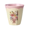 Rice Melamine Beker - Medium - Nathalie Lété Pink