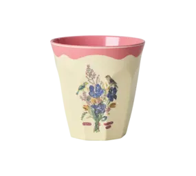 Rice Melamine Beker Nathalie Lété Neon Pink Medium