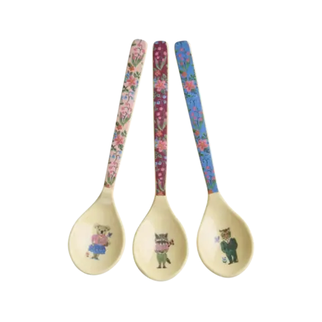 Rice Melamine Theelepel Nathalie Lété Prints Single Rice Melamine Theelepel Nathalie Lété Prints Single