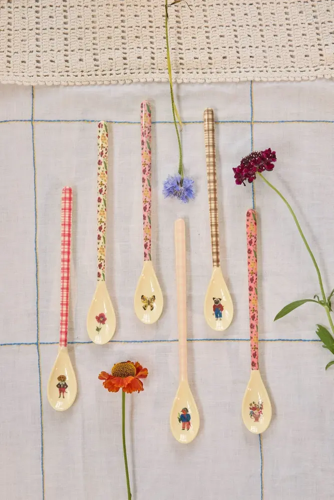 Rice Melamine Latte Lepel - Nathalie Lété