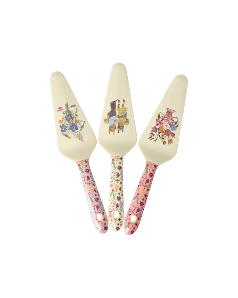 Rice Melamine Taartschep Nathalie Lété Beige Rice Melamine Taartschep Nathalie Lété Beige