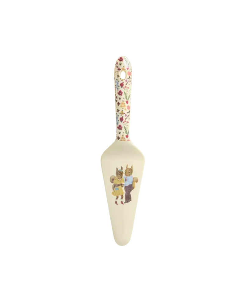 Rice Melamine Taartschep Nathalie Lété Beige Rice Melamine Taartschep Nathalie Lété Beige