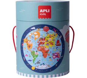APLI Vloerpuzzel Wereldkaart 48 stuks APLI Vloerpuzzel Wereldkaart 48 stuks