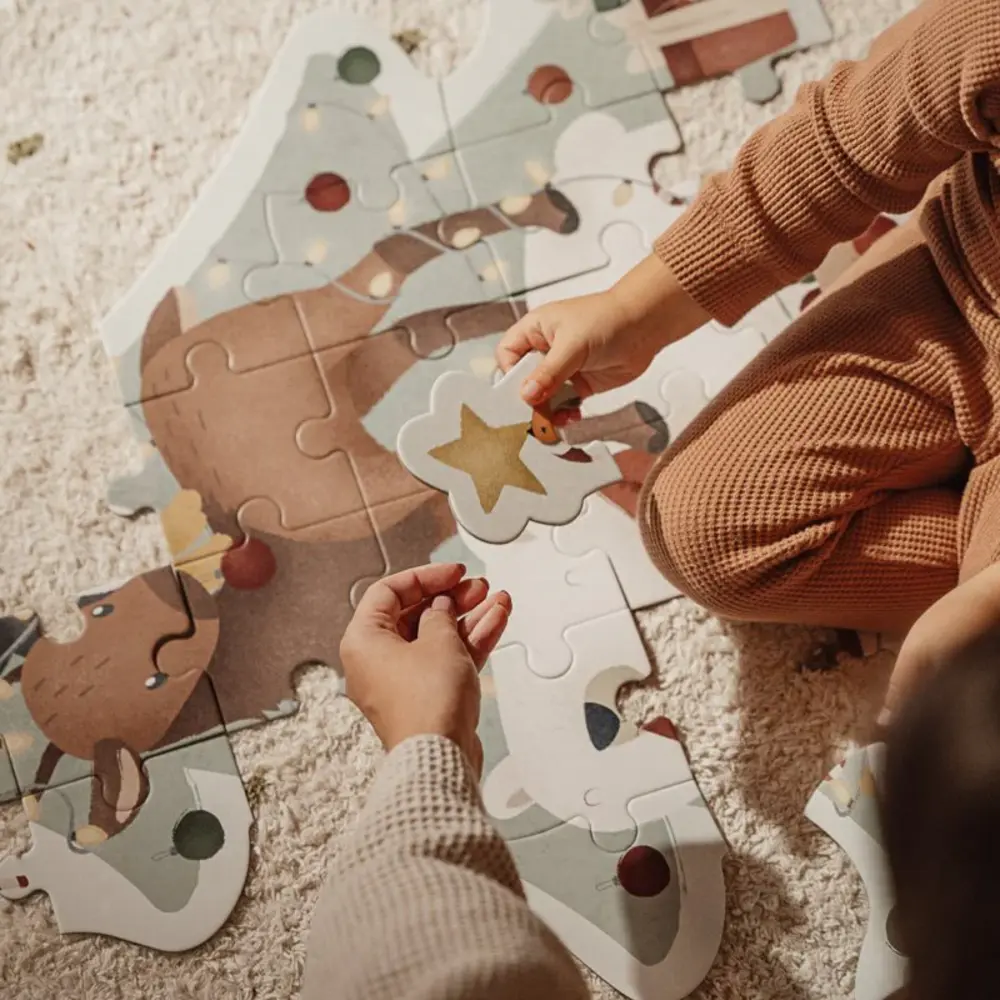 Little Dutch Kerstpuzzel XL Rendier Little Dutch Kerstpuzzel XL Rendier