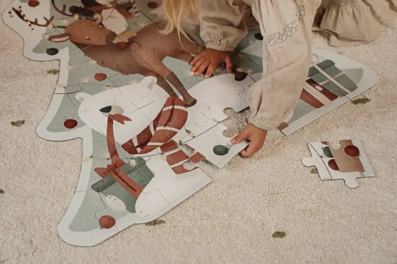 Little Dutch Kerstpuzzel XL Rendier Little Dutch Kerstpuzzel XL Rendier