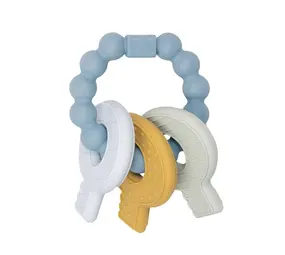 Little Dutch Siliconen Bijtspeeltje Sleutelbos Blauw Little Dutch Siliconen Bijtspeeltje Sleutelbos Blauw